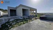 Kalamaki Kreta, Kalamaki ebenerdige Villa im Rohbau mit Panorama-Meerblick Haus kaufen